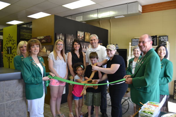 Signs of Vinyl ribbon cutting